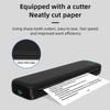 A4 Portable Thermal Printer Inkless Bluetooth-Compatible Min Portable A4 Label Maker Document Printing Maker for Smartphone & PC