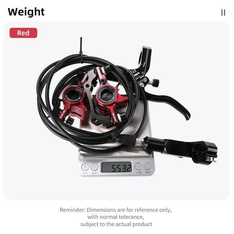 TANKE MTB Hydraulic Disc Brake Set 160mm Oil Pressure CNC Caliper Clamp Front Rear A/B-Pillar Handle Bicycle Upgrade Parts