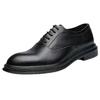 Authentic men's four-season super soft breathable flow large size two-layer cowhide casual model