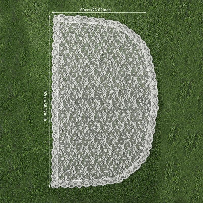 Wedding Veil Laces Tulle Light weight Comfortable Veil Bridal Romantics Veil for Various Hairstyles