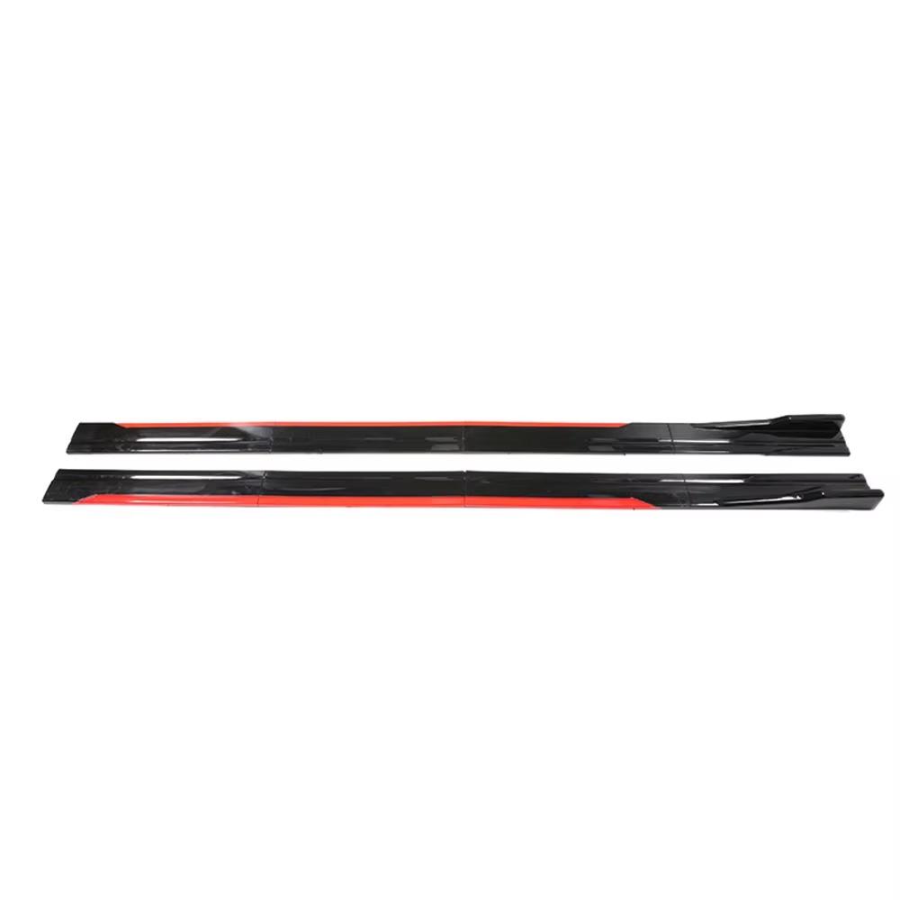 Universal Car Side Skirt 8 Pcs 2.2m Winglet Splitters Lip Side Spoiler For Edge Fiesta Focus Fusion Mustang mach-e Taurus