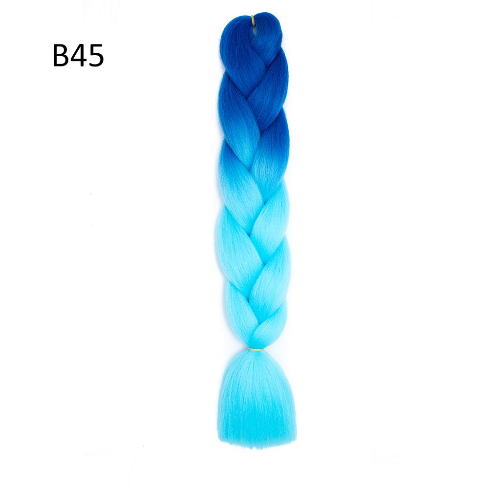 

Косички Twist Braids Синтетические градиентные длинные волосы для косплея с хвостиком B45