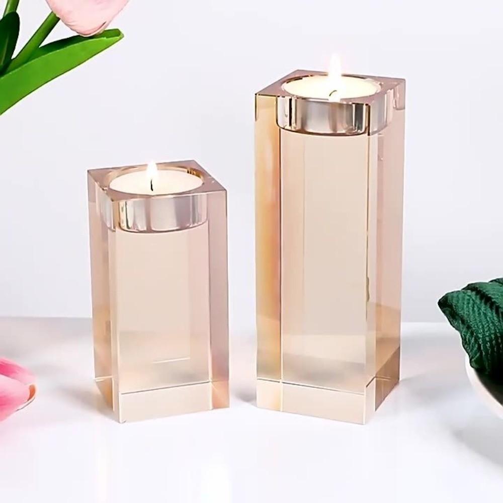 Romantic Candle Holders 4/6/8/10 CM Tealight Candlestick Creative Desktop Candlestick Home Party