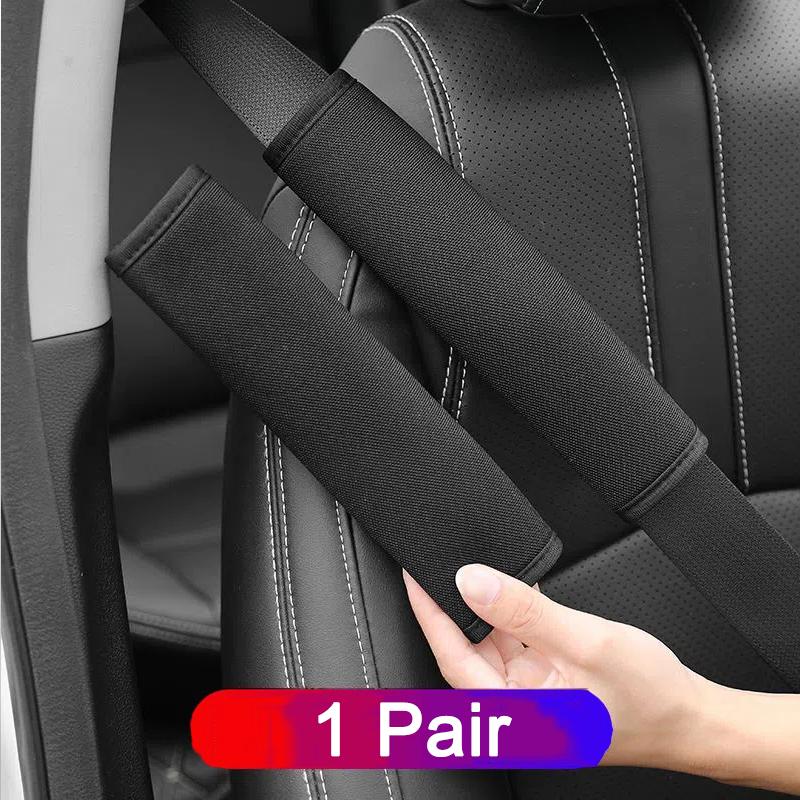 

2Pcs Car Safety Seat Belt Cover Safety Belt Shoulder Cover Breathable Protection Shoulder Strap Pad Car Styling Auto Accessories
