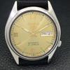 VINTAGE SEIKO 5 AUTOMATIC 7S26A JAPAN MENS GOLDEN COLOR DIAL WATCH A702625-1