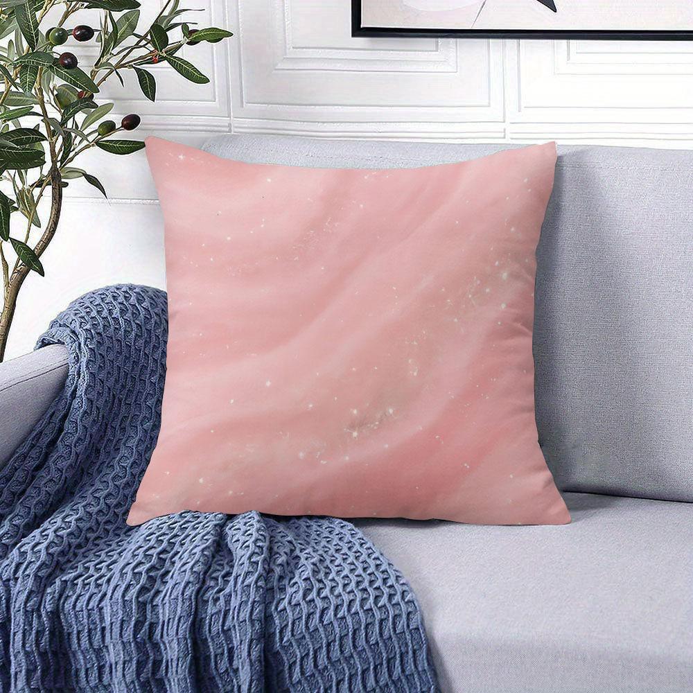 Stardust Silk Square Jacquard Pillow Cover for Sofa Office Waist Cushion Cover Home Decorative Pillowcase