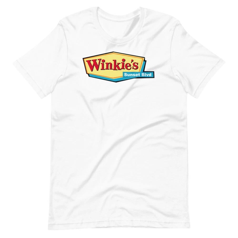 Winkie s Sunset Blvd Mulholland Drive Short-Sleeve Unisex 100% Cotton T-shirt Mens Tees Top XL