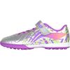 Li Ning Kids Jin Series PU Comfortable Soft Soccer Shoes Unisex Sneaker Purple YSTV006-6