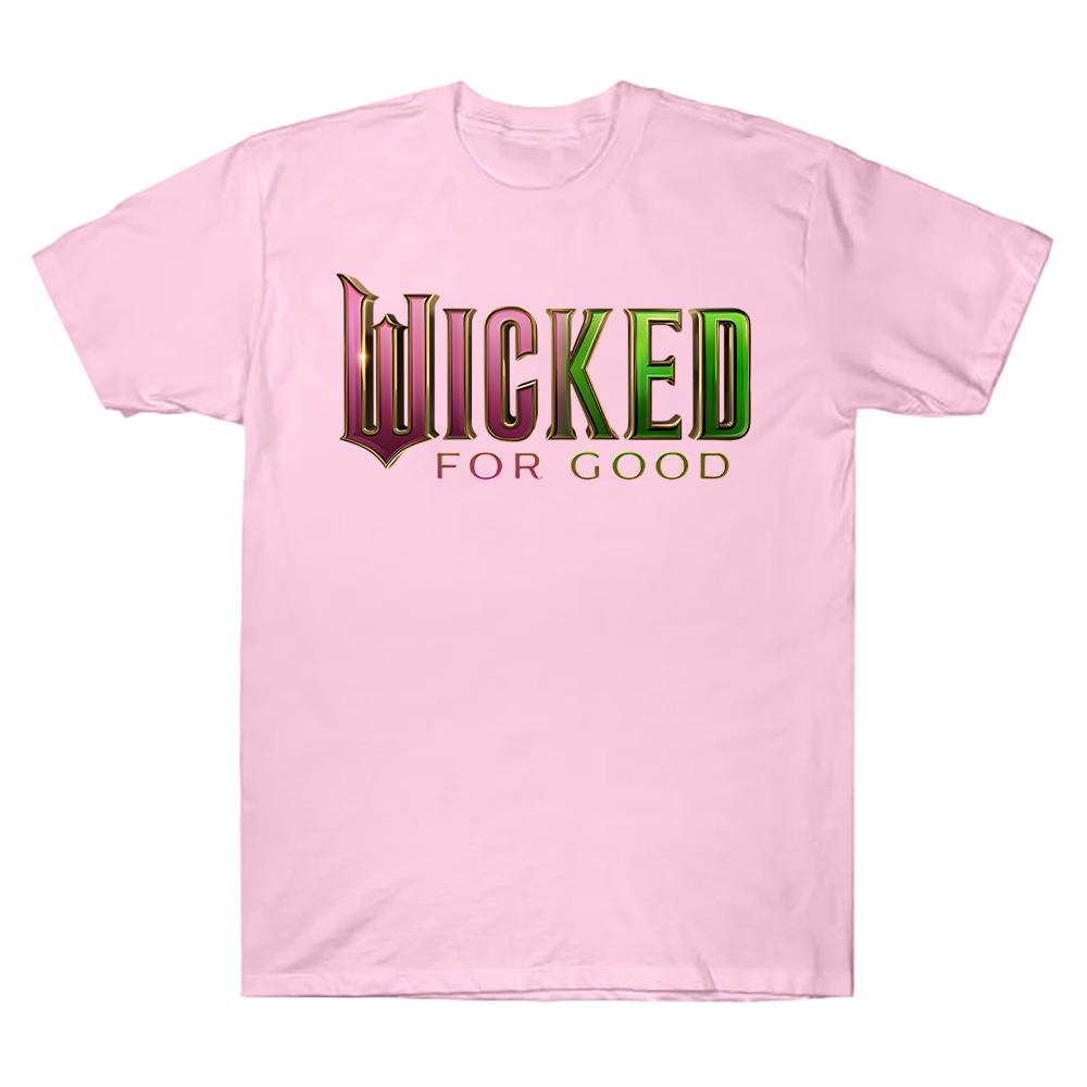 

Wicked for Good T Shirts Fashion Men Harajuku Aesthetic Tees Unisex High Quality Female Cotton Tees Shirts Y2K Graphic Clothes S
