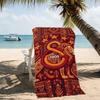 Beach Towel with Galatasaray S .K Pattern - soft,absorbent,machine washable Lightweight&Modern,swimming,Travel Essentials