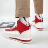 Mode Luxus Herren Flache Designerschuhe Atmungsaktiv Hip Hop Sportschuhe Mann Herren Rote High-Top-Sneaker Leder Freizeit-Sneaker
