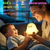 Penguin Nursery Night Light, LED Squishy Silicone Lamp,2 Levels Dimmable Bedroom Nightlight Touch Lights,Dorm Decor lamps