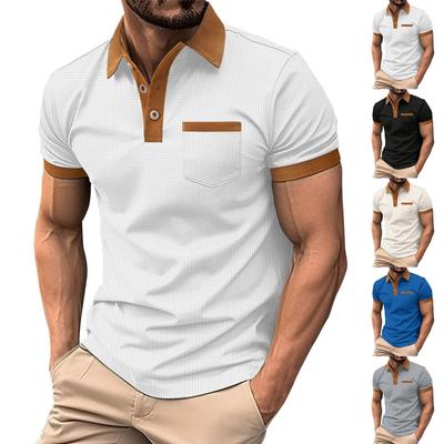 Men's Summer Leisure Culture Breathable Short Sleeved Shirt Top