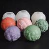 Spherical Candle Mold Non-Toxic Christmas 3d Relief Candle Mold Gypsum Ornament Mold High Quality For Diy Crafts Gypsum Home