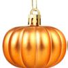 Halloween, Ghost Festival, Pumpkin Pendant, Christmas Ball Decoration Ball, Pendant, Painted Matte Ball, 12 Pieces/set