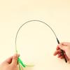 New Cat Teaser Stick Toy Interactive Bell Squeaky Simulated Dog Tail Kitten Toy Training Bite-resistant Cat Toy Supplies