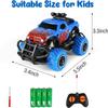 Remote Control Cars for Kids, RC Car Toys for 3-8 Years Old Boys & Girls, Off Road Vehicle Racing Car, Blue