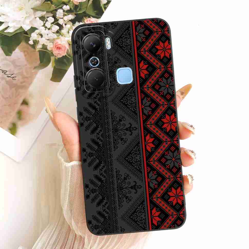 For Infinix Hot 12 Pro X668C Case Silicone Back Cover Full Protection For Infinix Hot 12Pro 6.6" Popular Patterns Phone Casing
