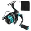 Fishing Reels All Metal Lightweight Compact Shallow Cup Diagonal Mouth Spinning Reels for Saltwater Freshwater DH1500
