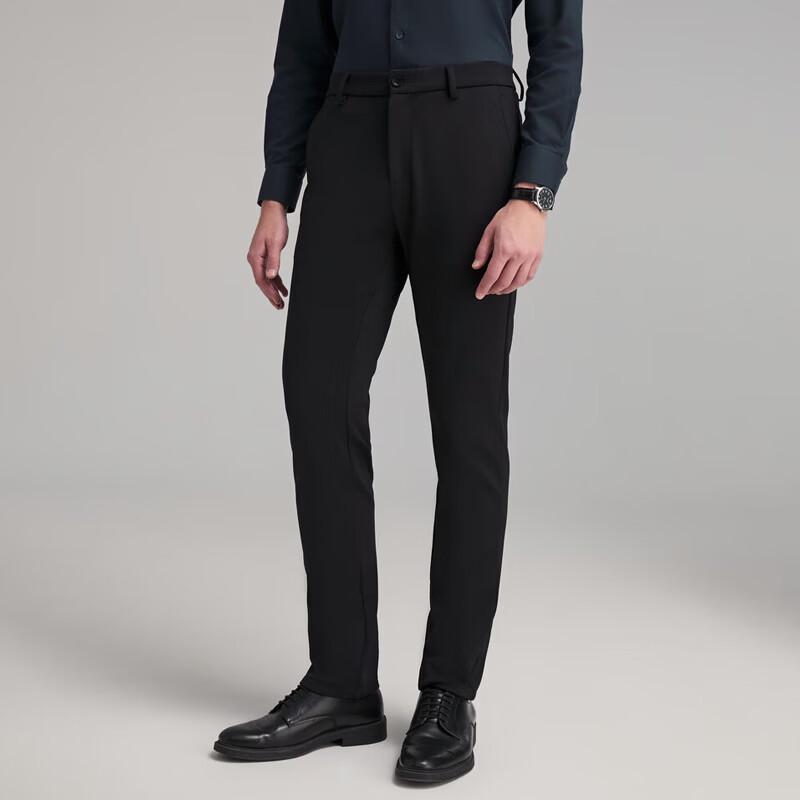 YOUNGOR Men's Soft Knit Straight-Leg Pants