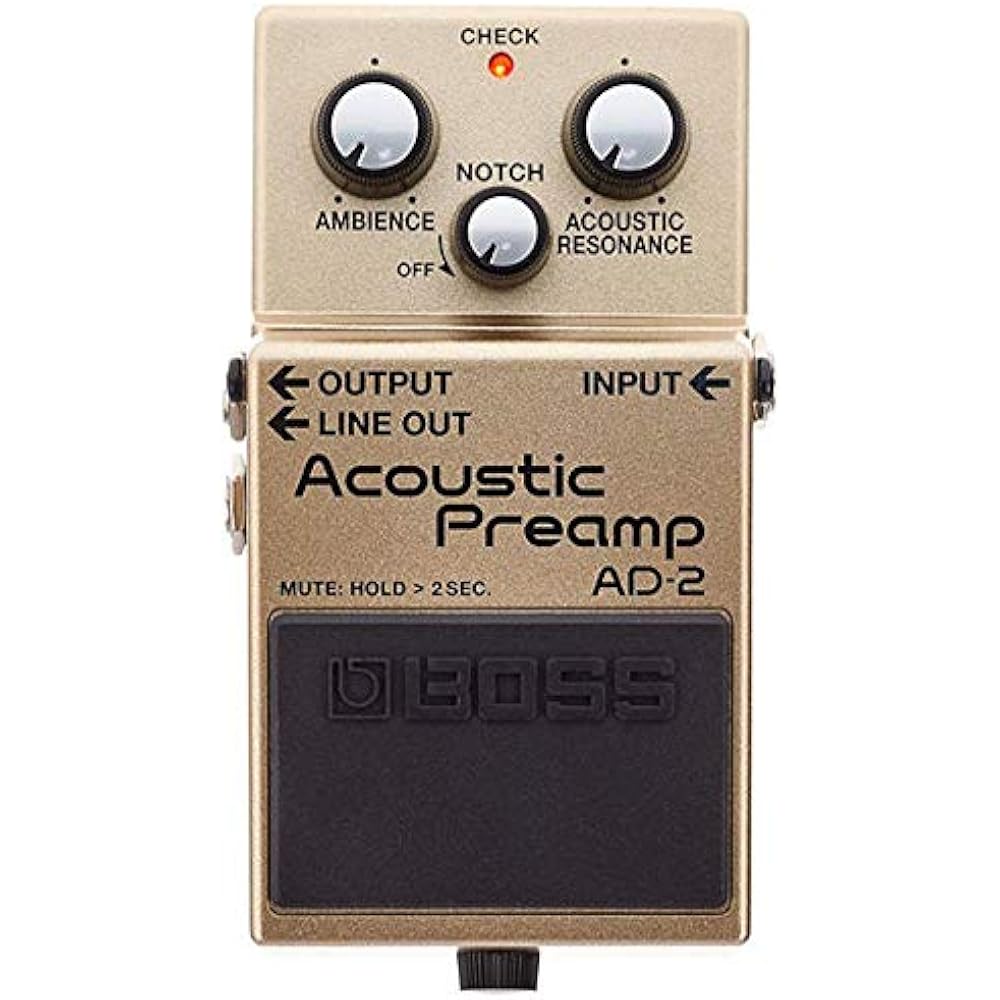 BOSS BOSS Acoustic Preamp AD-2 Compact Effector Acoustic Guitar/Electric Acoustic