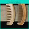Luxurious Green Sandalwood Wide Tooth Comb Exquisite Anti-static Hair Care Tool
