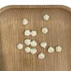 20Pcs Shell Powder Carved Lotus Seed Pod Beads 8x9mm Loose Spacer Beads for DIY Bracelet Necklace Jewelry Making Supplies