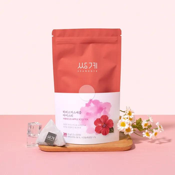 

Премиальный чайный пакетик Холодный чай Гибискус Яблоко 20 чайных пакетиков