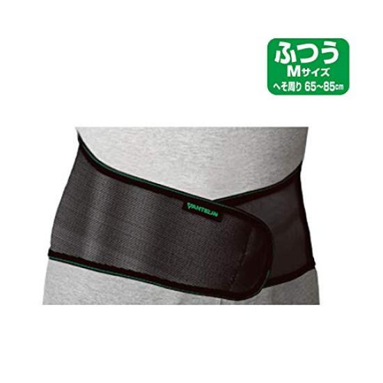 Vantelin Supporter for Size Button Circumference Black Waist, Regular/M (Belly 65-85cm),