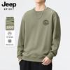 JEEP SPIRIT Men's Casual Letter Print Pullover Sweatshirt