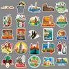 50 Italian Outdoor Travel Scenery Decal Stickers for Water Bottles, Mobile Phone Cases and Luggage
