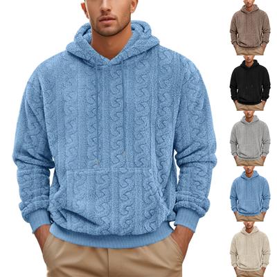 Casual Double-Sided Velvet Hooded Sweatshirt Men'S Fashionable Sweatshirt