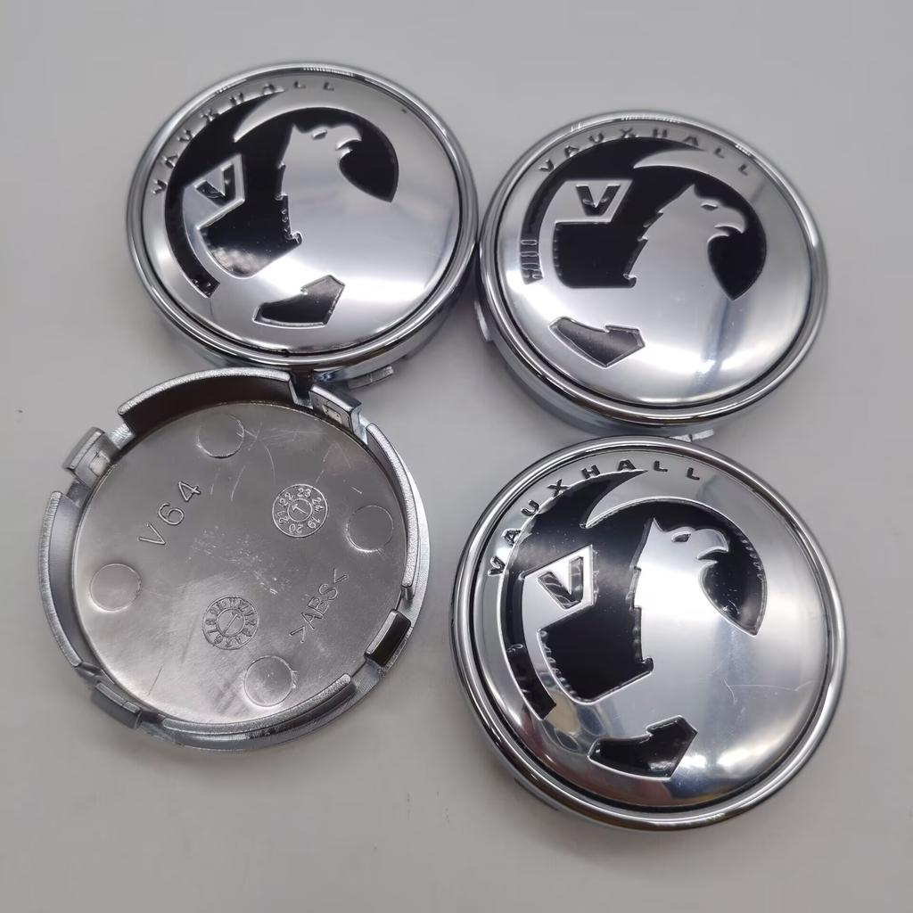 ASI1 4Pcs 64MM Vauxhall Emblem Badge Logo Car Wheel Center Hub Modification Accessories Compatible for XC60 XC90 V60 S60 V50 V40 XC40 XC70 S70
