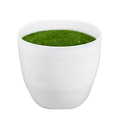 Runder Kunststoff-Simulationsblumentopf Sukkulente Blumentopf Home Office Decor