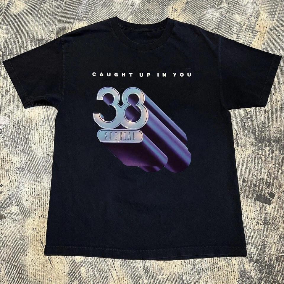 38 Special группа Caught Up In You Черный Хлопок Полный Размер S-5XL SS730 Унисекс Футболка S
