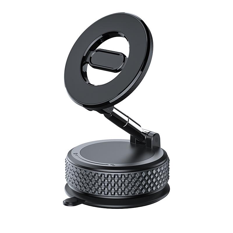 Multifunctional Rotating Folding Magnetic Car Dashboard Mount with Suction Cup for Navigation Devices