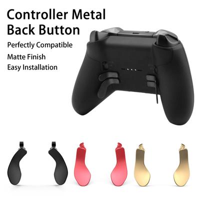 4Pcs Controller Back Paddle Matte Finish Easy Installation Interchangeable Controller Replace Accessories Handle Metal Back Key Perfectly Compatible