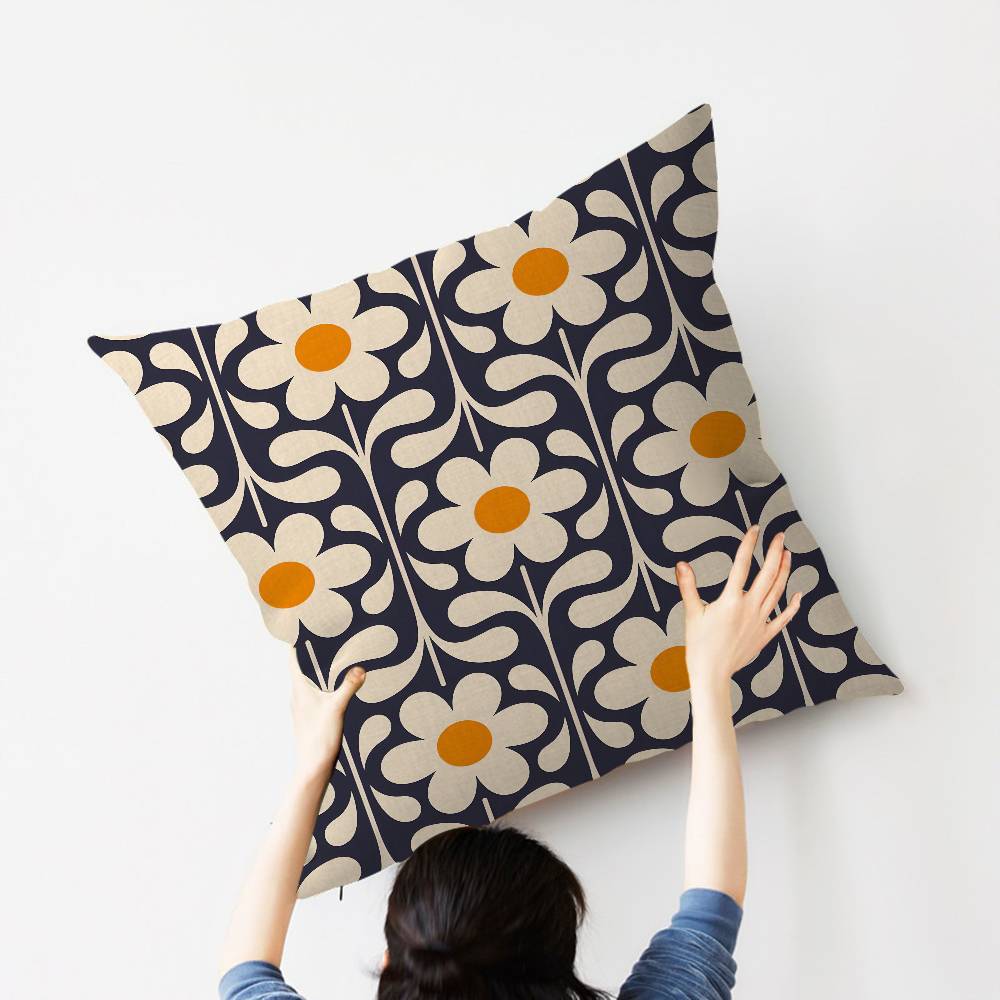 Art OOrla Kiely Flower Pillow Anime Pillow Sofa Bed Head Pillow Cover Cushion Cover Fashion