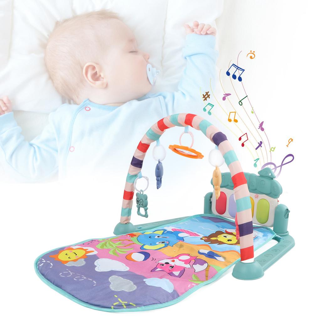 Baby Gym Playmat Piano Improve Motor Skill Sensory Stimulation Learning Light Musical Play Piano Mat