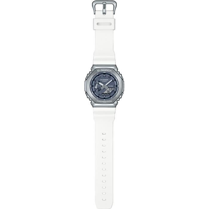 Montre Casio - Femmes - GM-2100WS-7AER - Etanche 20 Atm - Bracelet En Plastique Blanc