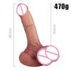 Phallischer, lebensechter, sinnlicher Simulationsdildo, weiblicher Masturbator, flüssiges Silikon-GEL-Sexspielzeug, Penis mit kostenlosem Geschenk
