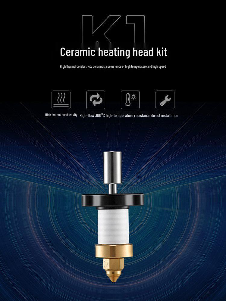 Chuangxiang K1/Max 3D Printer Titanium High-Speed Hotend Nozzle K1 0.4mm Nozzle