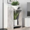 Plant Stand Concrete Grey 30 x 30 x 60 cm Engineered Wood
