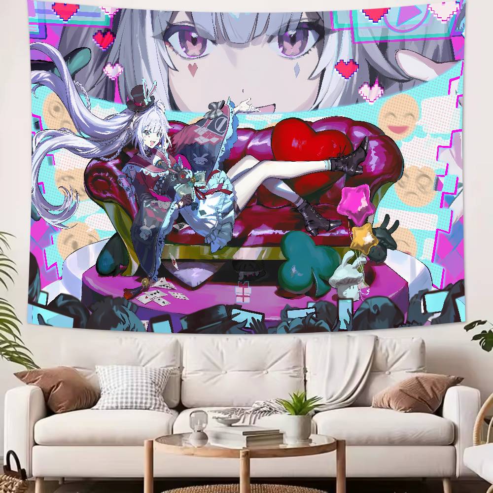 Cute Hot Funny Girl Sparxie Tapestry Decoration Bedroom Dormitory Background Cloth Holiday Home Party Living Room Club Tapestry
