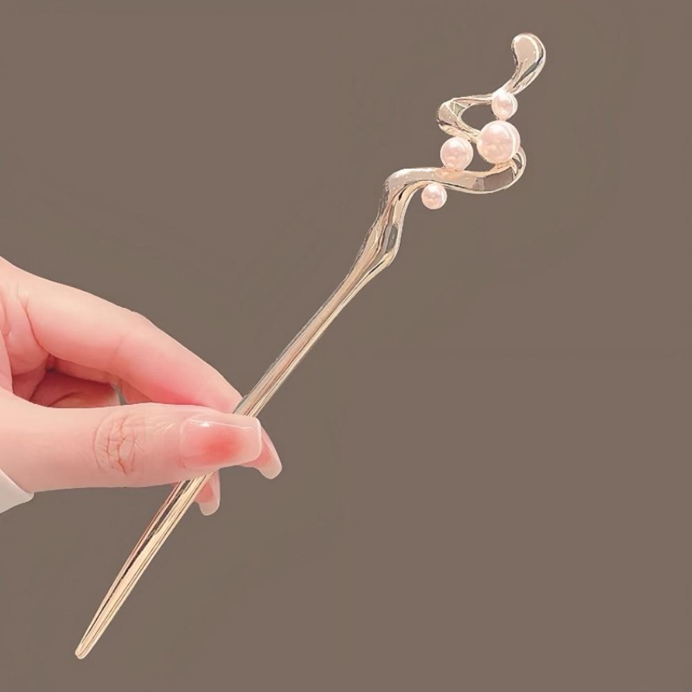 

Elegant Cherry Blossom Hairpins Japanese Alloy Hair Sticks with Pink Floral Women High Buns Hanfu Style Hair Accessories Gifts