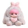 Cute Big Ear Rabbit Vinyl Plush Blind Box Pendant Bag Charm Girl Birthday Gift Collectible Figure