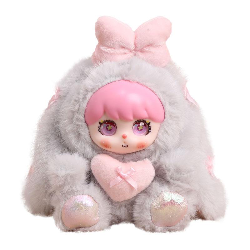 Cute Big Ear Rabbit Vinyl Plush Blind Box Pendant Bag Charm Girl Birthday Gift Collectible Figure