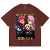 230 Gsm 100% Cotton Bocchi The Rock V1 Print Unisex Heavy Cotton T Shirt