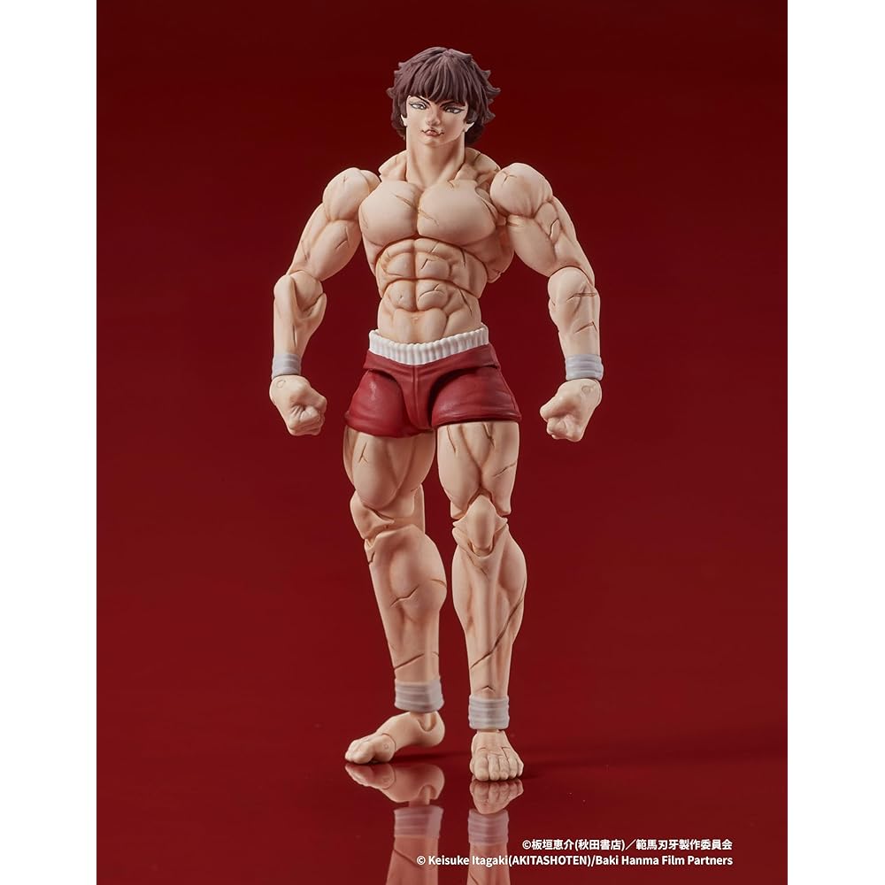 DIG DIGACTION "Baki Hanma" Baki Hanma, ca. 70 mm groß, nicht maßstabsgetreu, vorgefertigte PVC-Figur, bemalt