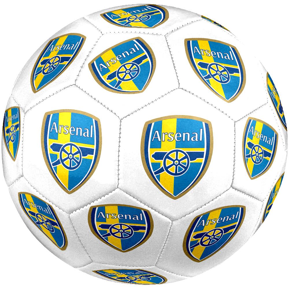Arsenal Football Club Crest Size 5 Soccer Ball Machine Sewn Indoor/Outdoor Universal Football Ideal for Soccer Enthusiasts
